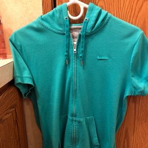 🌈Nike Hooded short sleeve sweater